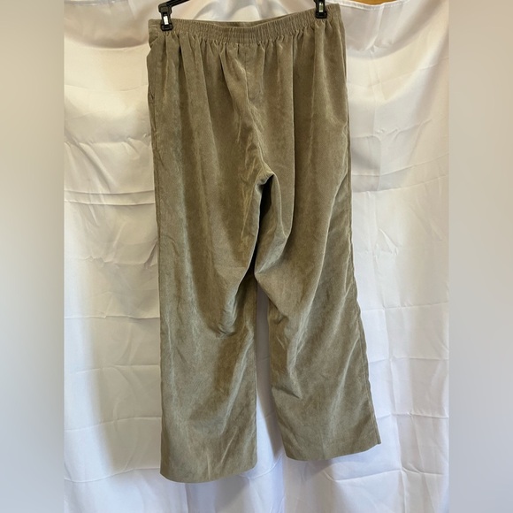 Alfred Dunner Tan Corduroy Trousers - Picture 3 of 4